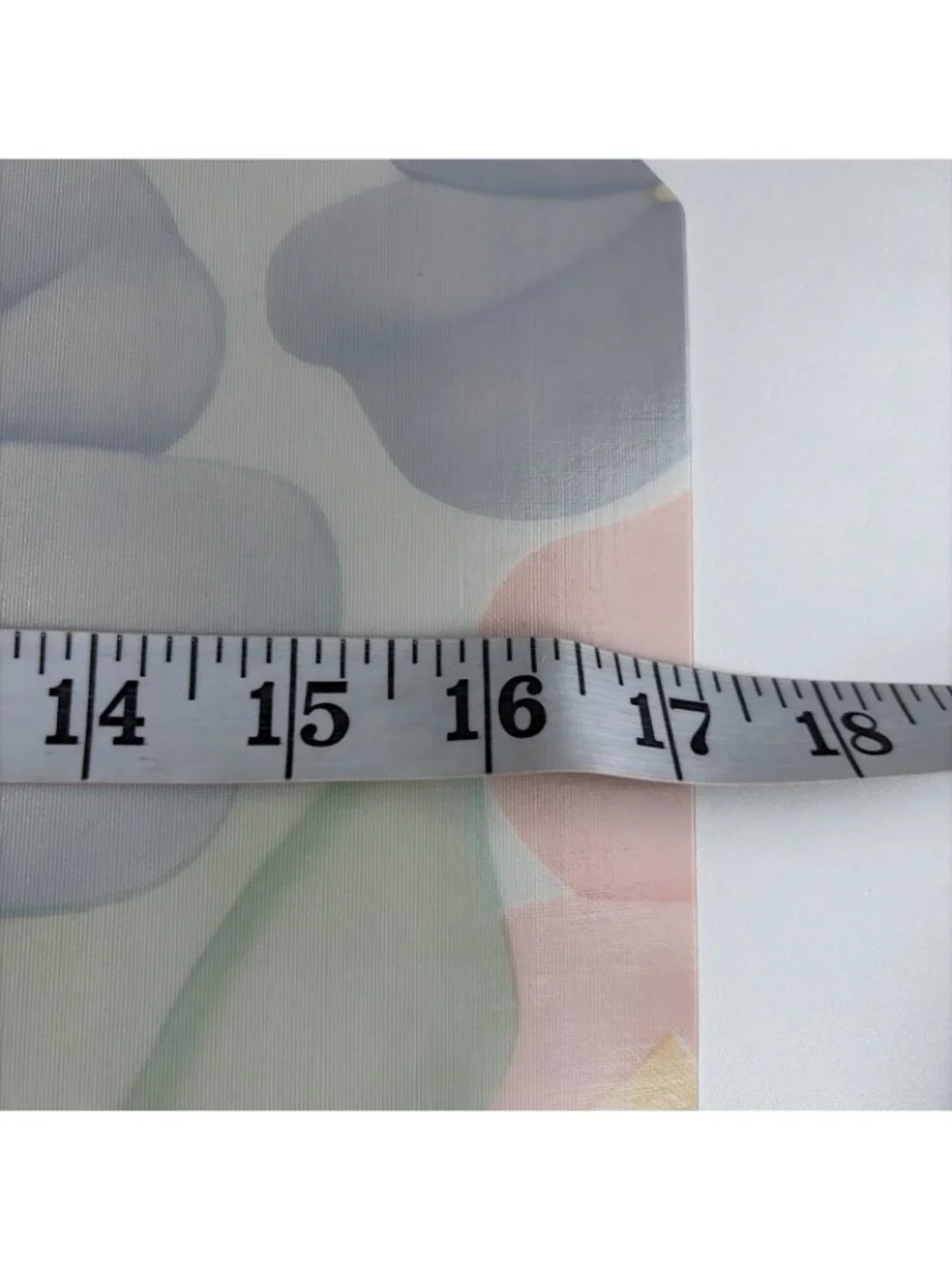 Vintage Floral Vinyl Placemats Pastel Double Sided Shiny & Matte Set of 4 80s